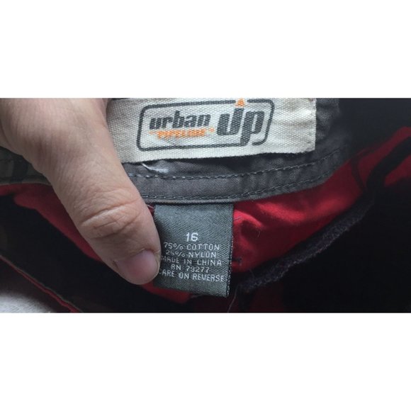 Urban Pipeline Boys Size 16 Red Shorts with Pockets - Picture 3 of 4